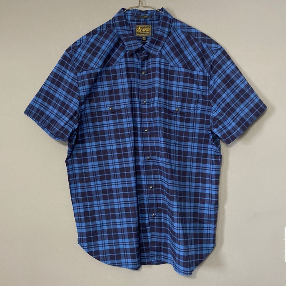 Mens Flannel Button-Up - X-Large